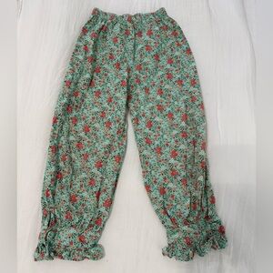 Shrimp & Grits Floral Print cotton Pants- size 5